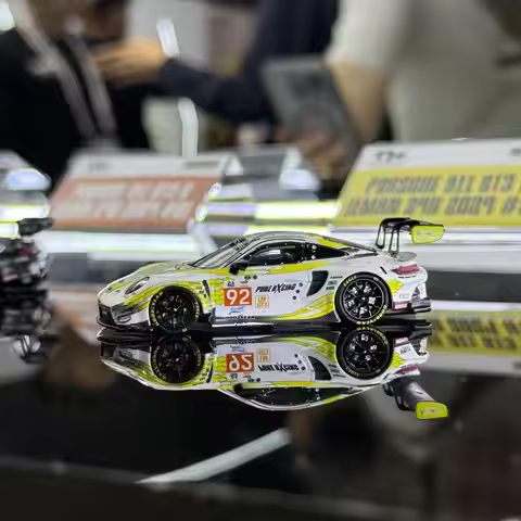 Pre-sale Products Trends Hobby 1:64 Porsche 911 GT3 R - LeMans 24H 2024 #91 (Champion) Alloy Die Cas