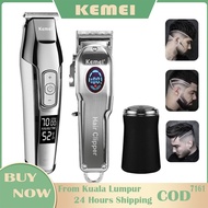 Kemei KM-5027 LCD Display Beard Hair Trimmer Cutter Electric Haircut Machine
