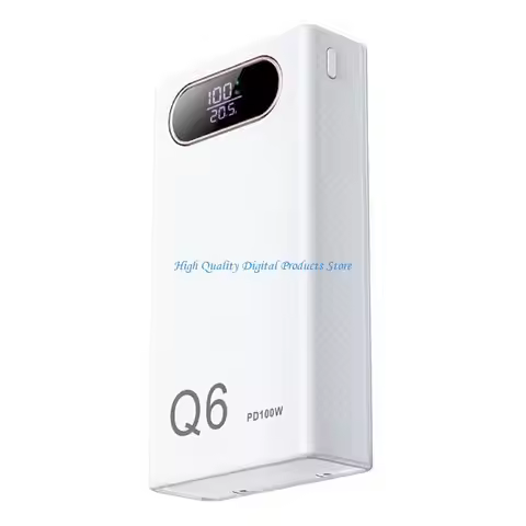 U2JE USB Power Case for 6pcs 21700 Batteries Detachable Housing Shell Fast Charging Removable Power 