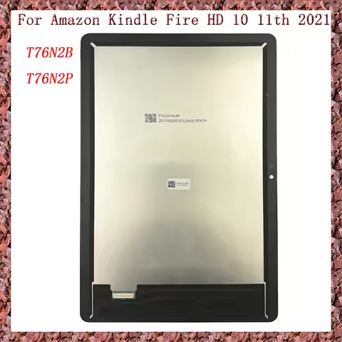 For Amazon Kindle Fire HD 10 HD10 11th Gen 2021 10.1" T76N2B T76N2P LCD Display Touch Screen Digitiz