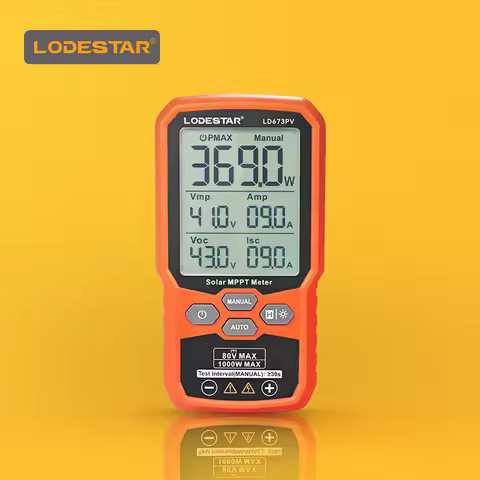 LODESTAR LD673PV Solar MPPT Meter 1000W PV Module Maximum Power Tester Open Circuit Voltage Solar Pa