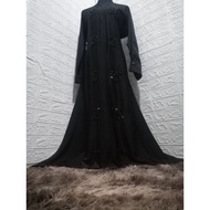 Abaya Dubai Muslimah Jubah Abaya Hitam Channel