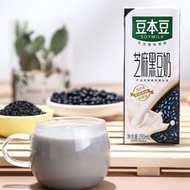 豆本豆芝麻黑豆奶 Black Sesame & Black Soy Milk 250ml 非转基因黑大豆 黑芝麻 黑芝麻豆浆 健康早餐饮品 Healthy Breakfast Drinks