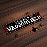 CIFbuy Haddonfield Halloween Horror Movie 2D Metal Tin Sign Vintage Retro Wall Decor 4x16 Inch  Papa