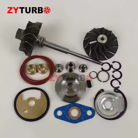 Turbo shaft and wheel + repair kit TD04 49177-01510 for Mitsubishi Pajero L 200 300 2.5 TD 4WD 64 Kw