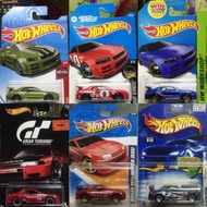 Hotwheels lot of Nissan Skyline GTR. Kaido house,Gran Turismo, R34 blue and green, R34 APT, R32 Red