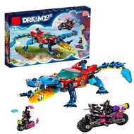 Dream Series Crocodile Car Building Blocks 71458 494PCS With Figures Construction Bricks Set Toys Gi