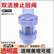 UPVC Transparent Ball Check Valve Check Valve Check Valve Sewer Pipe Livable Check Valve Check Valve