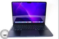 【台南橙市3C】Apple MacBook Air 13.6吋 M2 8G 512G 512GB 午夜色 保固至2026-06 循環8次 二手筆電 #88316