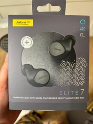 Jabari Elite 7 Pro 降噪功能藍芽耳機，購入$1050，9成新