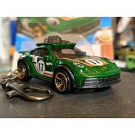 Keychain Hot Wheels Porsche 911 Rallye Custom Keychain