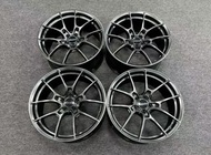 正品日本RAYS G025單片鍛造二手拆車鈴 數據19寸 5×112 前8.5J ET22 後9J ET32可避開大六剎車 適合：g底盤寶馬2系3系 4系 5系m240等車型