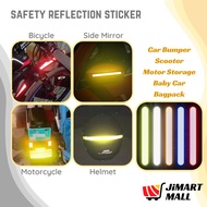 SAFETY LIGHT REFLECTION STICKER Universal Warning Door Motor Storage Delivery Box Bag Bicycle Carrier Helmet Baby Car