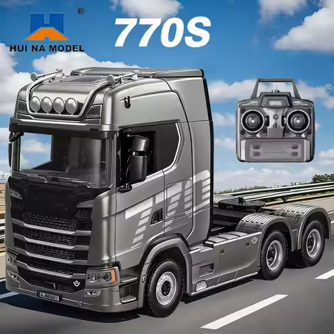 HUINA 1501 770S Rc Trailer Remote control truck 1/18 Tractor 19 Ch Rc Machine Engineering Vehicle Ch