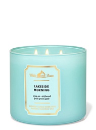 White Barn 3-Wick Candle w/Essential Oils - 14.5 oz - New Core Scents! (Lakeside Morning)
