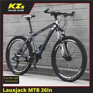 KZ's [BEST SELLER] LAUXJACK/ASBIKE Carbon steel 26in Mountain Bike. (26 inches ALLOY Wheels with SHI