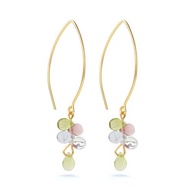 莫內 Monet 靈感玻璃花瓣耳環