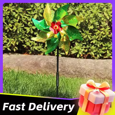 1/5PCS Reflective Bird Repellent Windmill Sparkling Scarecrow Windmill Spinner Garden Lawn Courtyard