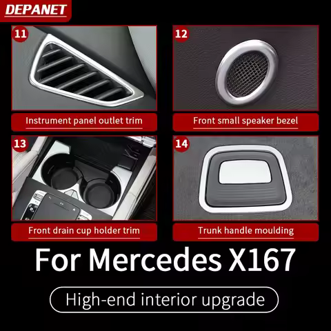 trim for Mercedes 20~26 GLE W167 350 v167 coupe cover supplies gls x167 450 500e 350d 53 amg critica