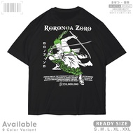 Anime Manga Distro ZORO RORONOA ONE PIECE Japanese Character Shirt x 6575 Kisetsu Tshirt