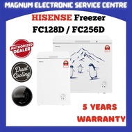 Hisense 128L / 248L Chest Freezer FC128D / FC256D 8 in 1 function , 3D Cooling Technology , Recessed