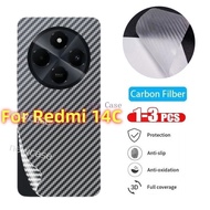 1-3Pcs Matte Back Film For Xiaomi Redmi 14C 13C 4G 5G 2024 Redmi14C Redmi13C Carbon Fiber Screen Pro