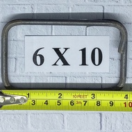 BRACESRing CONCRETE BRACES IRON/ ZINC/. 6 x 10cm. IRON 6mm (C)