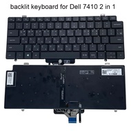 AR HU US SP Korean backlit Keyboard for Dell Latitude 7410 2-IN-1 P136G P110F 0RD3VR RD3VR 01VJ7V Ke