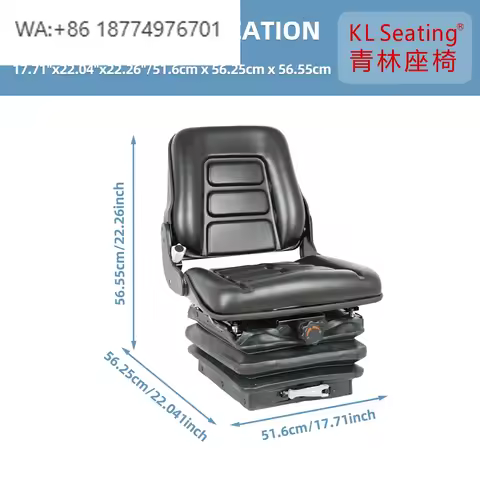 New Condition J03 Mini Tractor Seat Universal Agricultural Machinery Part for Farm Use