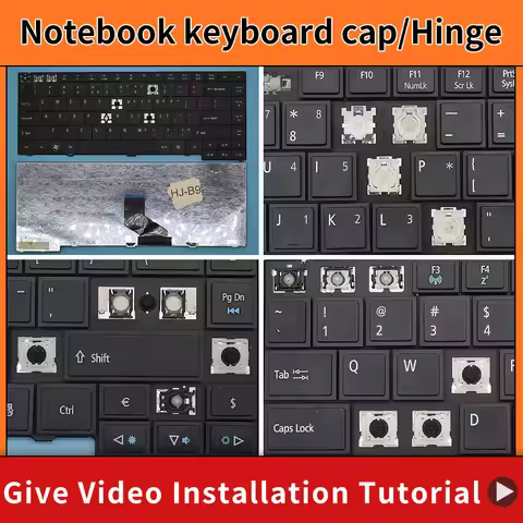 Replacement Keycap Key cap Hinge for Acer TravelMate TM4750 4745 4755 MS2335 P243 P243G P633 ZQW TM8