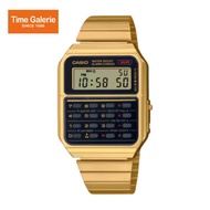 Casio Vintage CA-500WEG-1A Gold Stainless Steel Band Men Watch / Women Watch