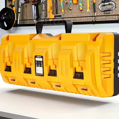 DCB104 Charger Rapid Optimum 4 Port 2A 3A Chargin Current For Dewalt 10.8V 14.4V 18V 20V Flex Volt L