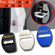 4pcs 3D Kunci Pintu Kereta Buckle penutup aksesori kereta dalaman Untuk golf 4 5 6 7 8 mk4 mk5 mk6 m