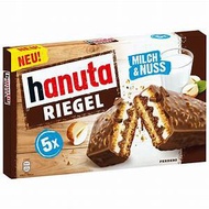 HANUTA RIEGEL 34.5G MILK AND NUTS