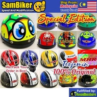 MHR III Steng Special Edition Helmet Kura Half Cut 100% ORI Stella Reptide Shark Movistar Vale Sun M