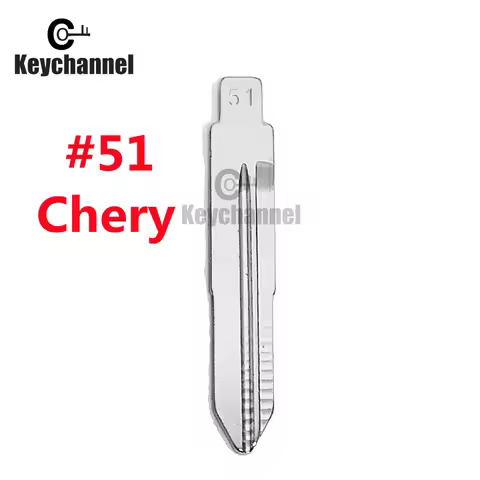 Keychannel 10PCS #51 KD Car Key Blade Flip Key Blank for KD NO.51 KEYDIY VVDI Xhorse for Chery A1 A3