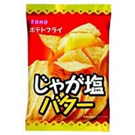 TOHO Potato Fries Chips Potato Butter Flavor 4pieces (11g) x 20pcs Direct from Japan