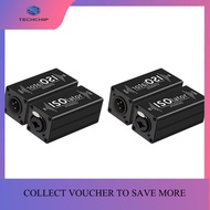 2X Audio Isolator 6.35 Audio Noise Filter Noise Suppressor Isolator Audio Signal Isolator for Elimin