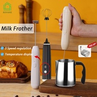 {SG} Electric Milk Frother Handheld Drink Mixer For Coffee Rechargeable Drink Stirrer Mute Milk Mixe