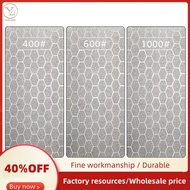 3Pcs Diamond Sharpening Stone Set Diamond Plate Sharpening Stone Professional Bench Stone(400 , 600 