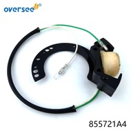 855721A4 Motorcycle Ignition Coil Stator For Mercury 6HP 8HP 9.9HP 10HP 15HP 20HP 25HP Outboard Engi