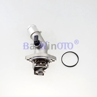 【100%-original】 25500-2e080qqk Aluminum Thermostat Housing Cover Assembly Kit Engine Coolant Water Outlet Fit For Kia Forte Forte5 25500-2e080