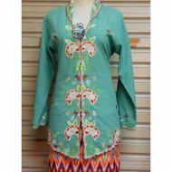 KATUN ~ Kebaya Cotton Rubiah Flower Motif //
