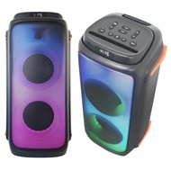 120W Powerful sound| Partybox Portable Bluetooth Speaker With Dynamic RGB Lighting TF USB AUX Karakoke