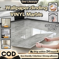 30x60cm wall sticker Marble Wall Tile waterproof imitation ceramic tile wallpaper Kitchen wallpaper 