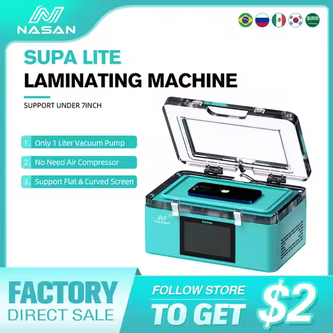 NASAN Supa Lite LCD Vacuum Laminator Machine Air Bag Lamination for iPhone iPad Screen Laminating LC