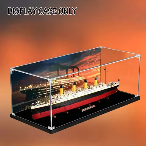 Clear Acrylic Display Case for lego 10294 Model,Dustproof Box,Easy Assemble Custom Home Office Displ