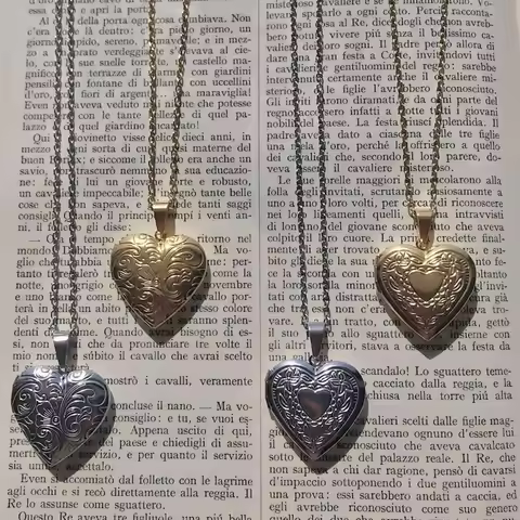 coquette photo frame necklace fairycore Jewelry woman y2k ottagecore