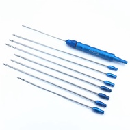 Porous Facial Fat Transplant Cannulas Liposuction Cannulas Set Needle Luer Lock Liposuction Tools