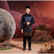 [ KIDS ] Baju Melayu Bulan Bintang 2024 RAVEN BLACK